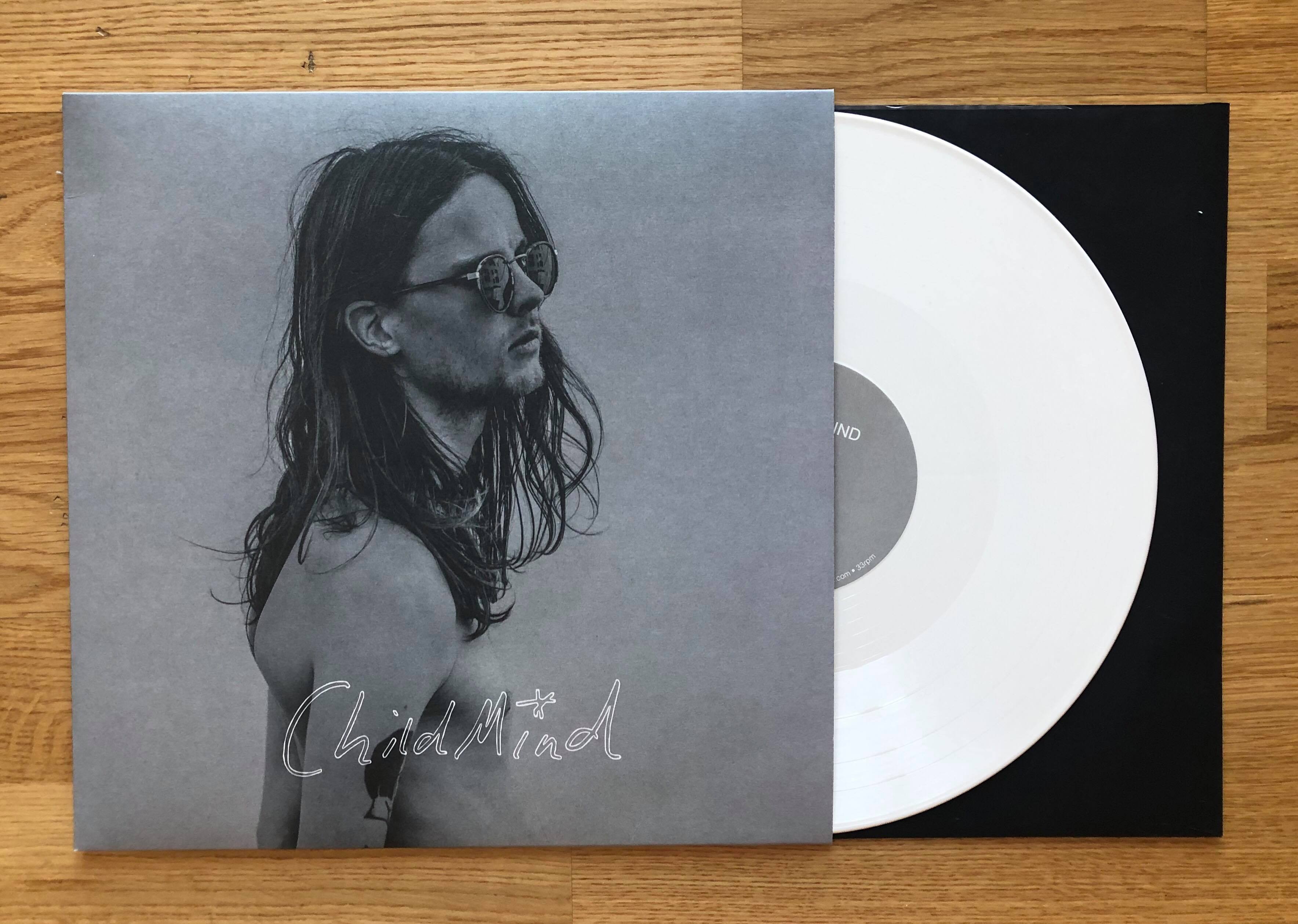Childmind - debut LP - photo on table